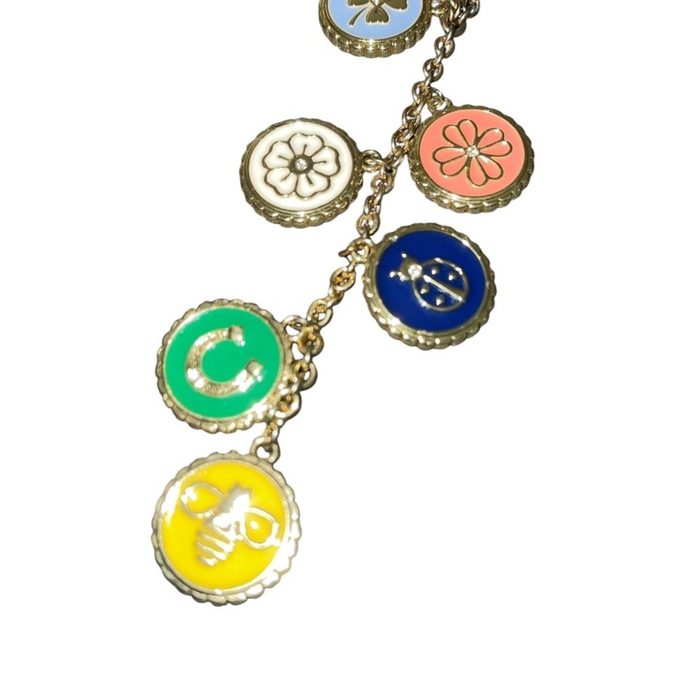 Talbots Gold Bracelet with Colorful Charms - Picture 2 of 3